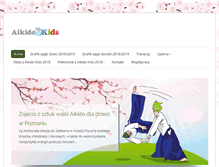 Tablet Screenshot of aikidokids.pl